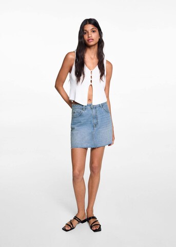 MANGO TEEN Skirt 'Miniftm' in Blue