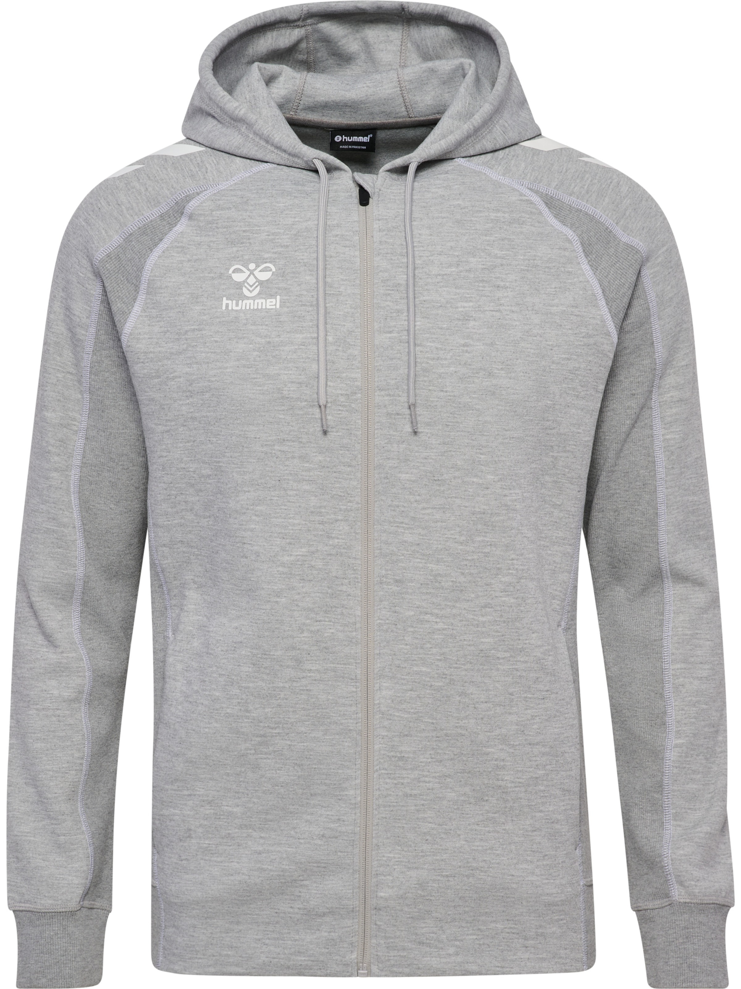 Hummel Sports sweat jacket 'Move 2.0' in Grey: front