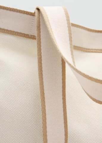 MANGO MAN Shopper in Weiß