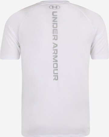 balta UNDER ARMOUR Sportiniai marškinėliai 'Tech Reflective'