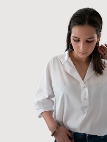 WEARABLE STORIES Shirt 'Lucie' in White