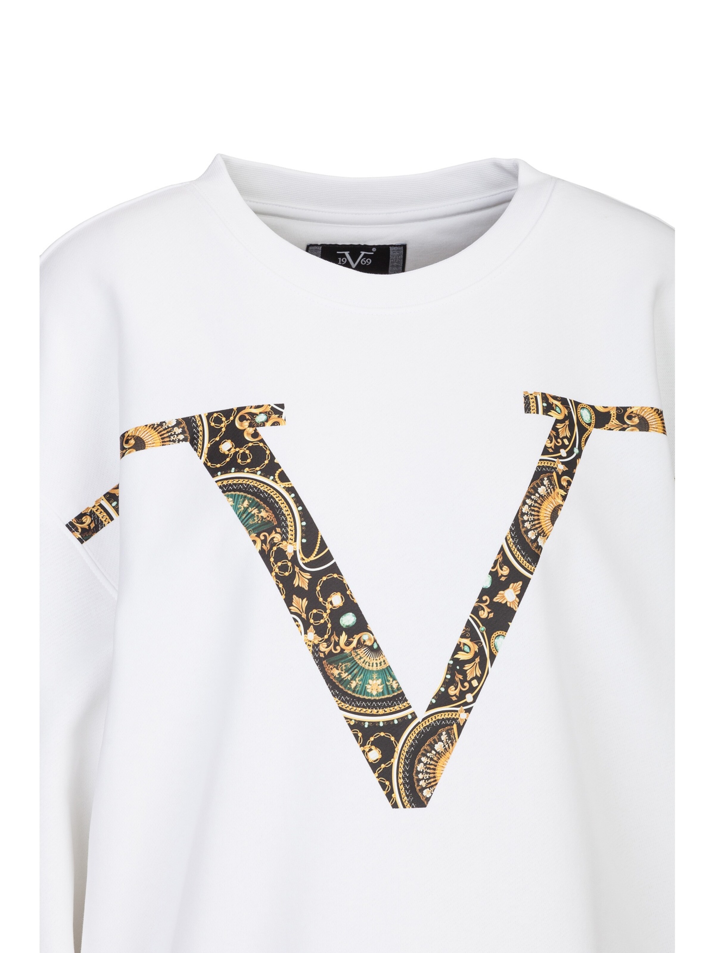 Sweat-shirt 19V69 ITALIA en blanc