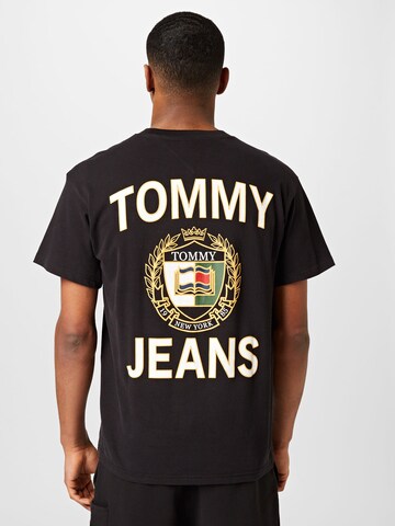 Tommy Jeans - Camisa 'Luxe' em preto