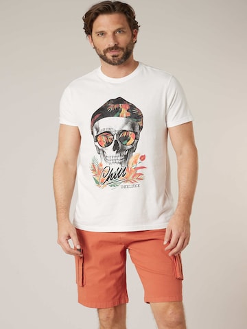 T-Shirt 'JEK' Deeluxe en blanc : devant