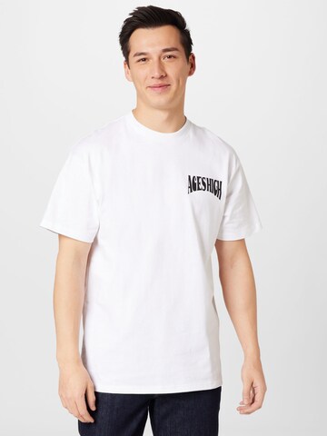 Carhartt WIP T-shirt 'Aces' i vit: framsida
