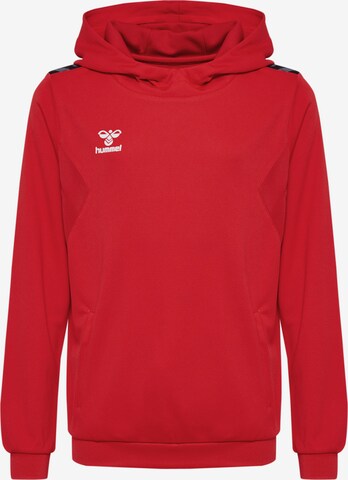 Sweat de sport 'Authentic' Hummel en rouge : devant