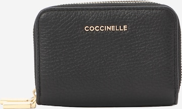 Porte-monnaies Coccinelle en noir : devant