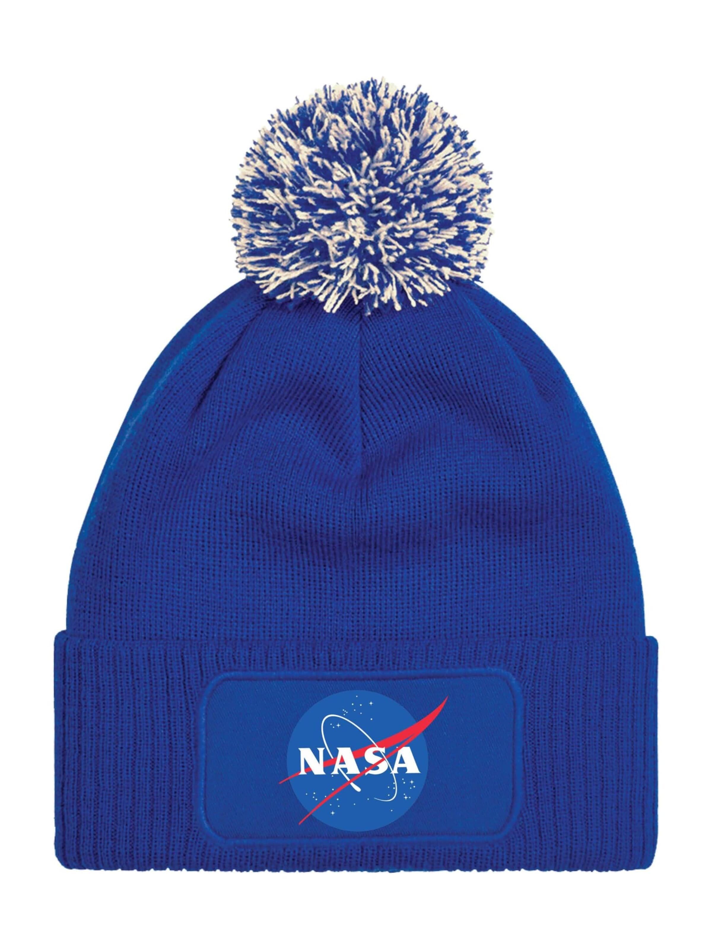 Youth Designz Mütze 'NASA'‌‌‌‌‌‌‌ in Blau: Vorderseite