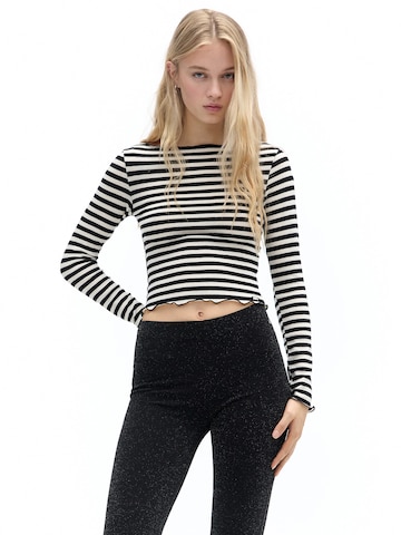 Maglietta di Pull&Bear in nero: frontale