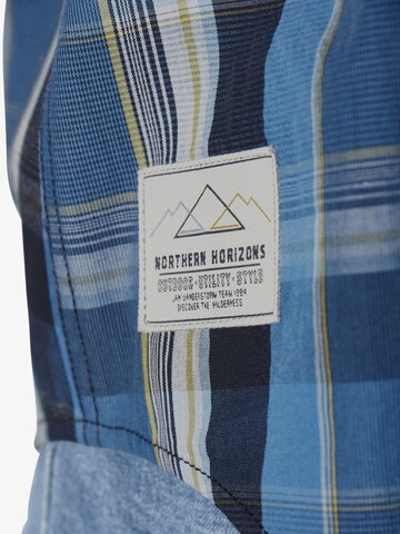 Jan Vanderstorm Comfort fit Button Up Shirt 'Jorvar' in Blue