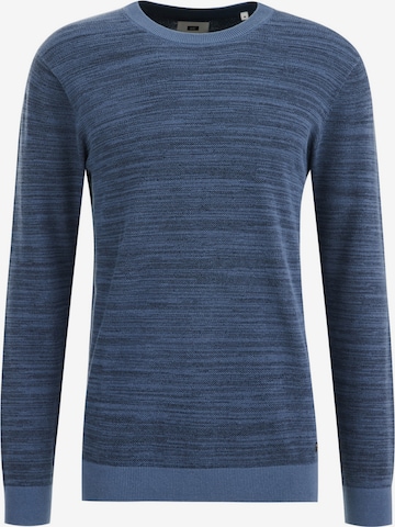 WE Fashion Sweater in Blue: front