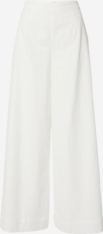 Wide Leg Pantalon 'Rosa' King Louie en blanc : devant