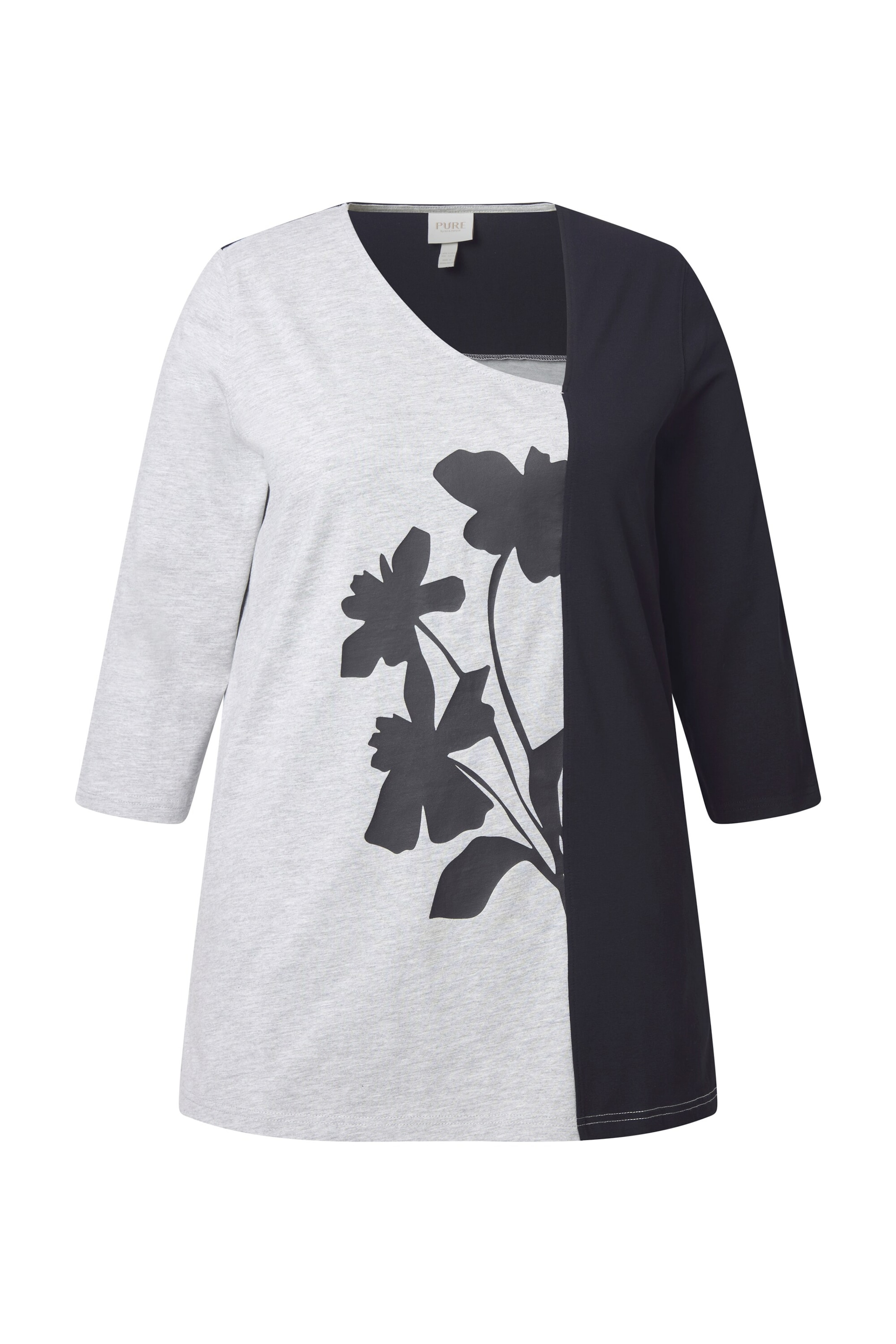 Ulla Popken Shirt in Grey: front