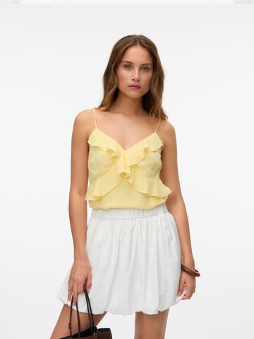 Haut 'VMAmina' VERO MODA en jaune : devant