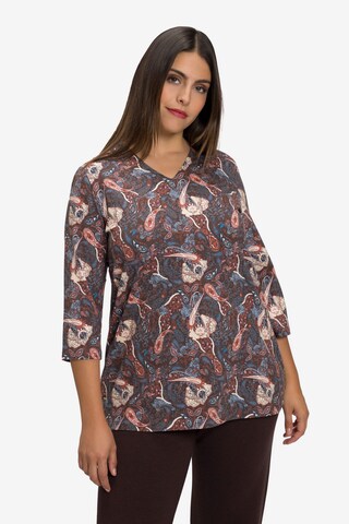 Ulla Popken Blouse in Bruin: voorkant