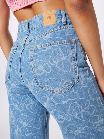 Global Funk Wide leg Jeans i blå