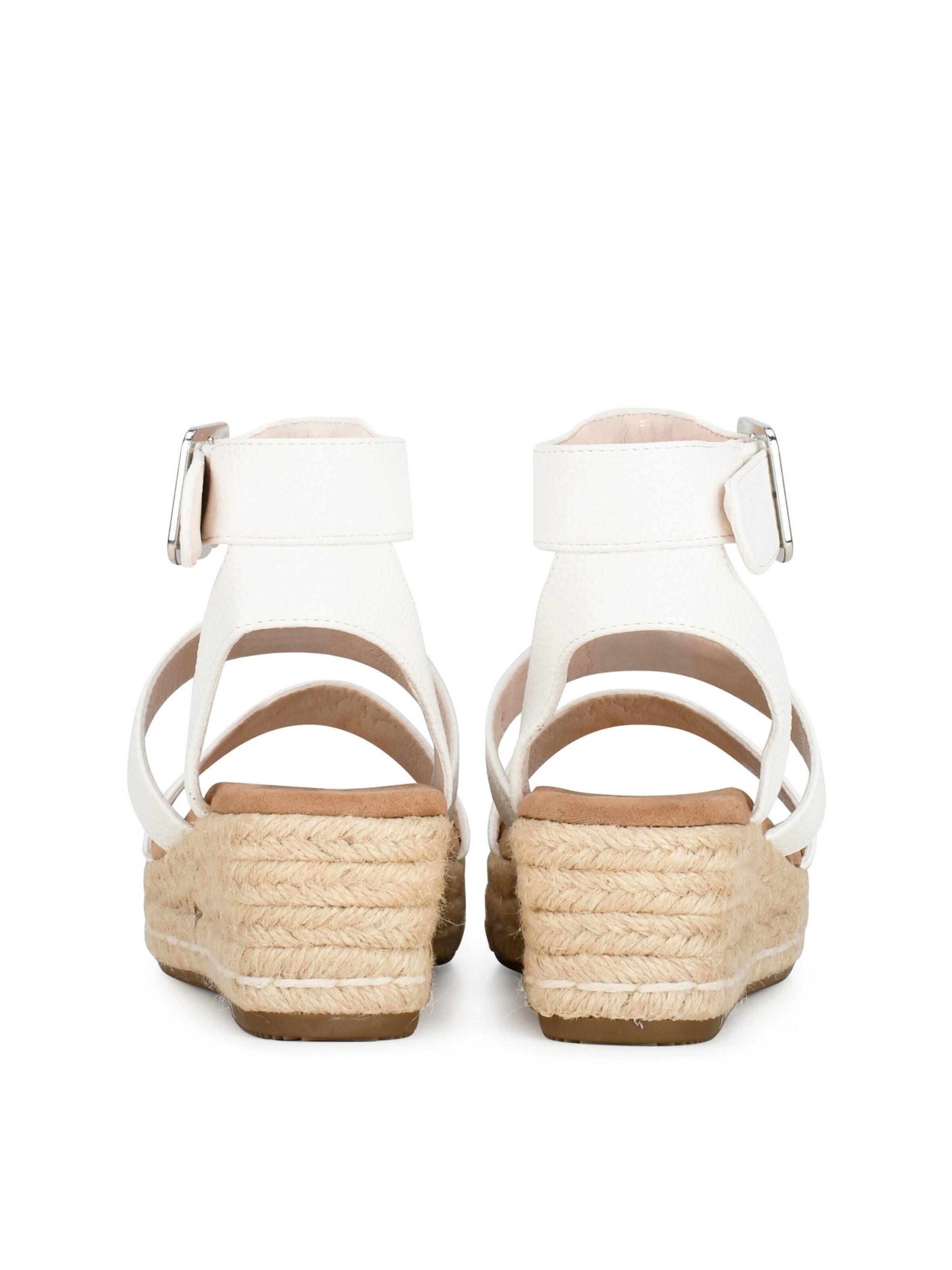 POSH by Poelman Sandalen met riem 'JUNE' in Wit