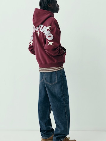 Felpa 'STWD' di Pull&Bear in rosso