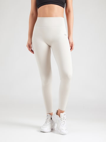 ICANIWILL Skinny Sports trousers in White: front