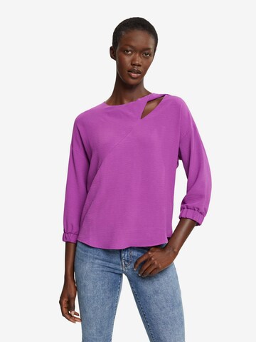 ESPRIT - Blusa em roxo: frente