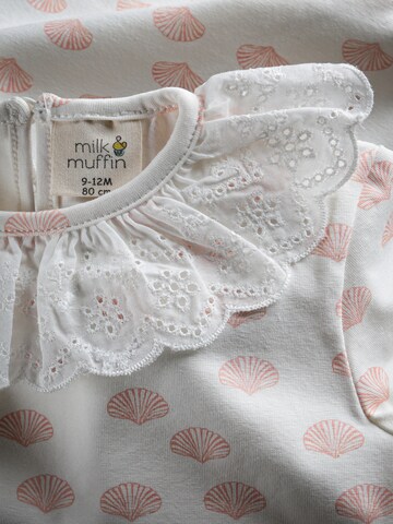 Milk & Muffin Dungarees 'Donald' in White