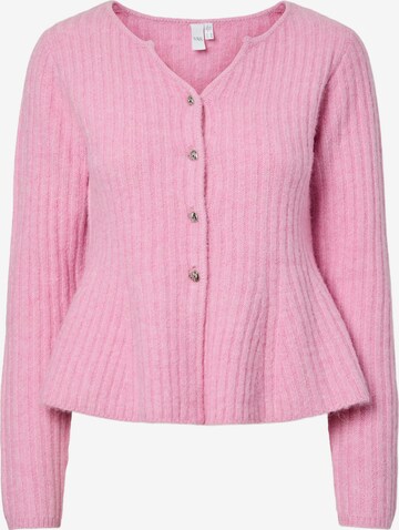 YAS Strickjacke 'YASDOLLY' in Lila: Vorderseite