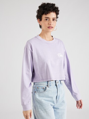 LEVI'S ® T-shirt 'Graphic LS Crop Reese' i lila: framsida