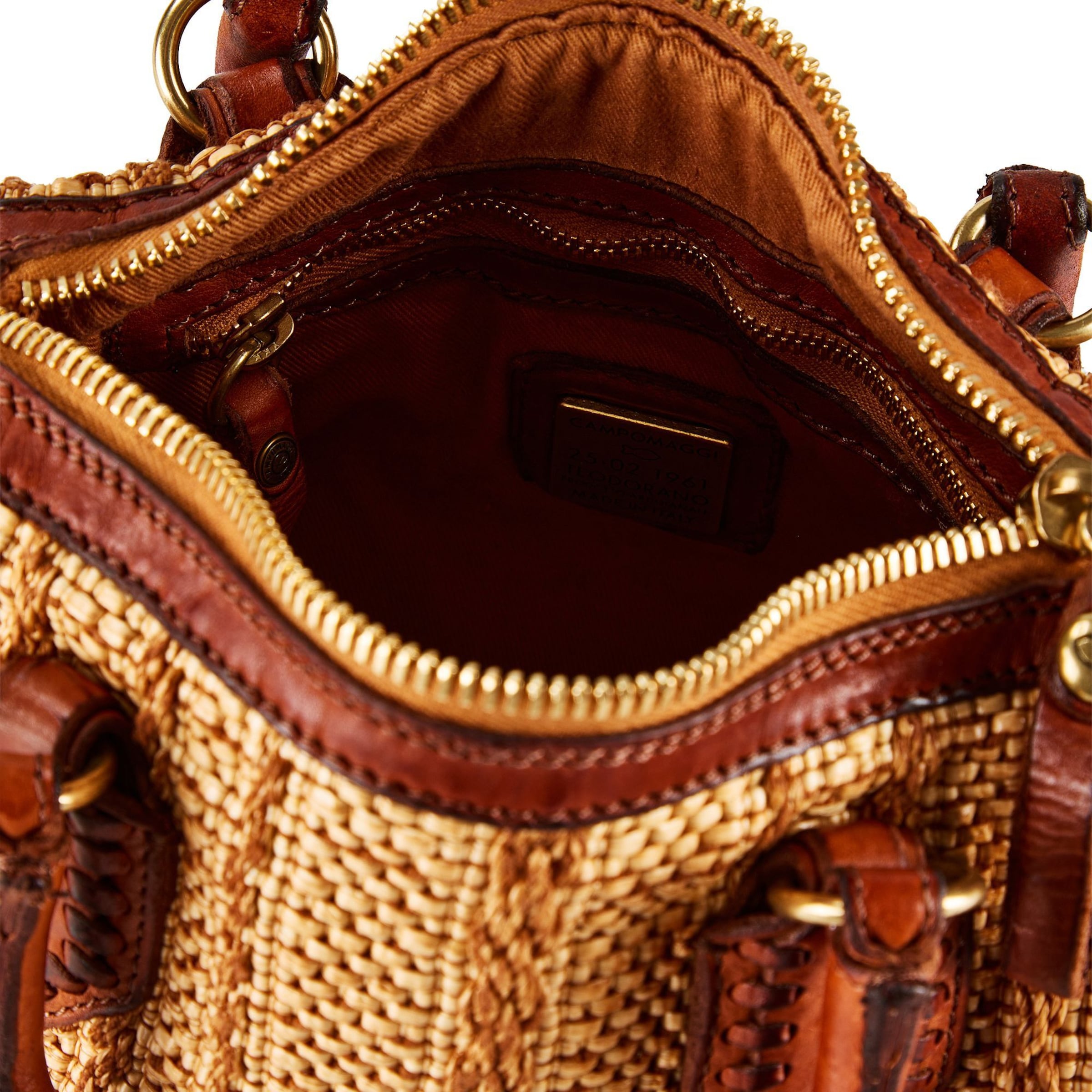 Borsa a mano 'Riccarda' di Campomaggi in marrone