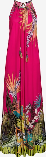 Ana Alcazar Robe 'Dilorana' en jaune / vert / rose, Vue avec produit