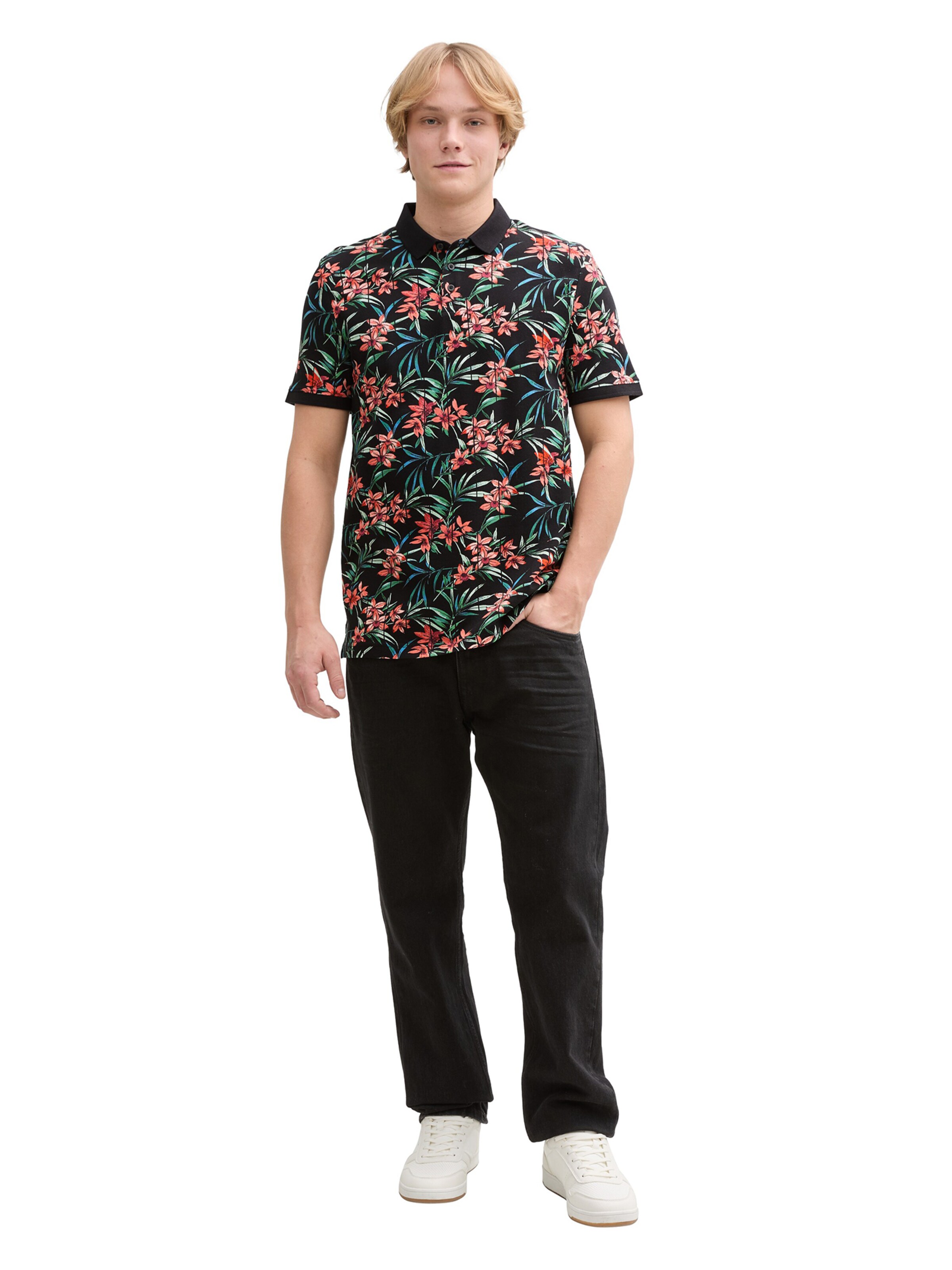 Tricou de la TOM TAILOR DENIM pe negru