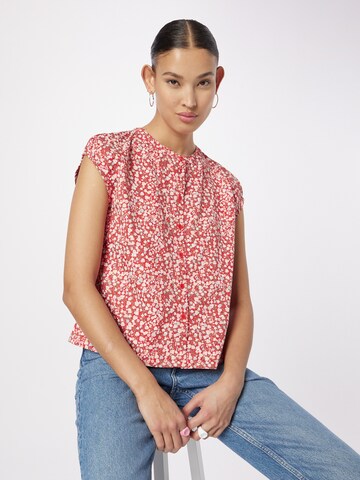 People Tree - Blusa en rojo: frente