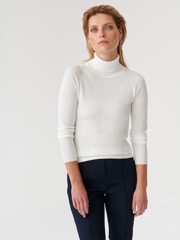 TATUUM Sweter 'NEKOKI' w kolorze biały: przód