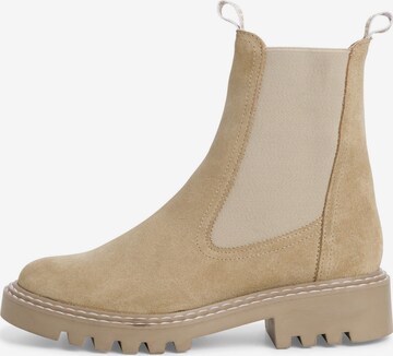 TAMARIS Chelsea boots in Beige