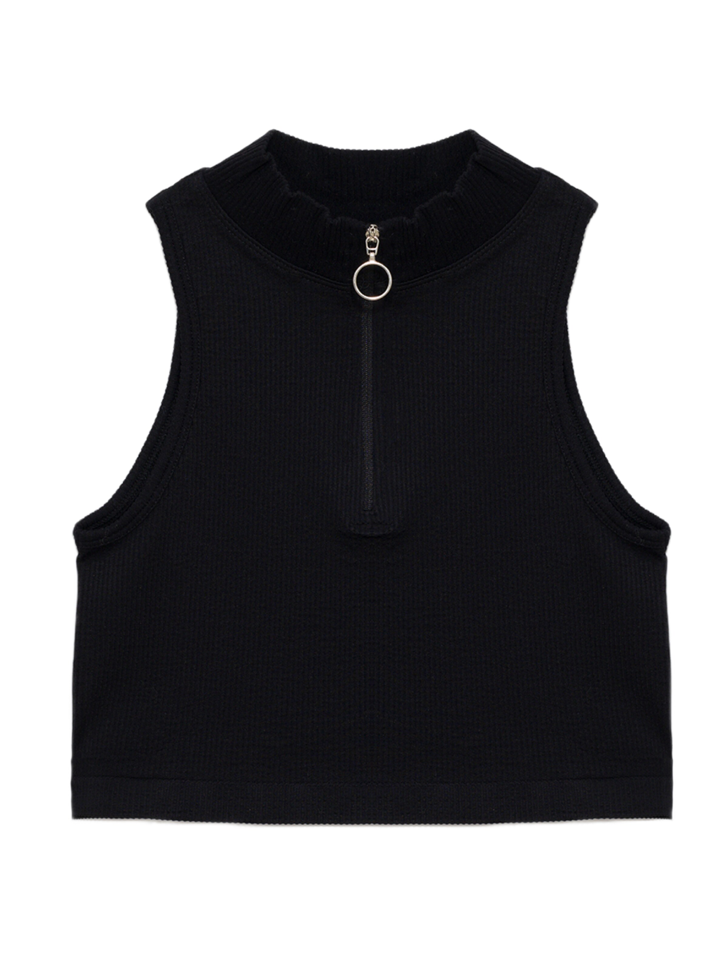 No Matter What Knitted top in Black: front