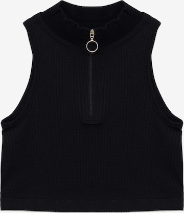 Tops en tricot No Matter What en noir : devant