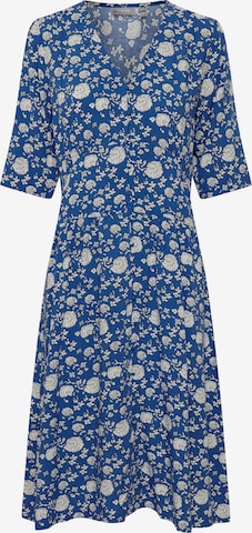 Fransa Summer Dress in Blue: front