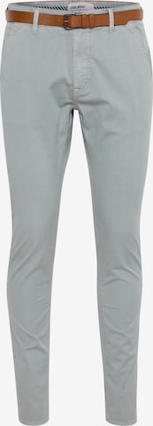 BLEND Chino Pants 'BRANO' in Grey: front