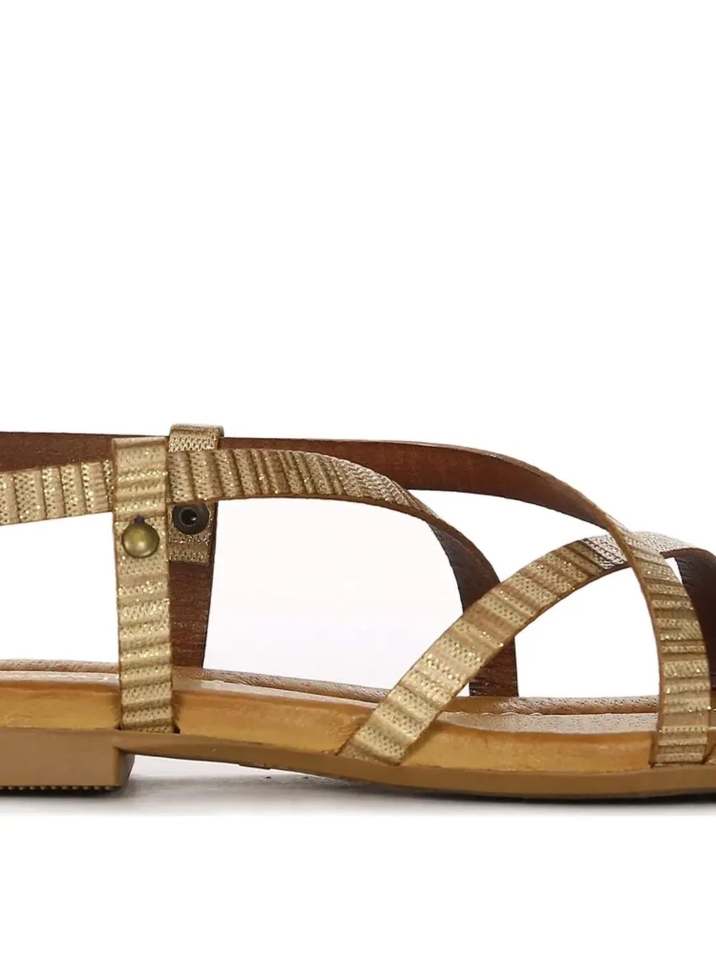 Maciejka Sandals in Gold