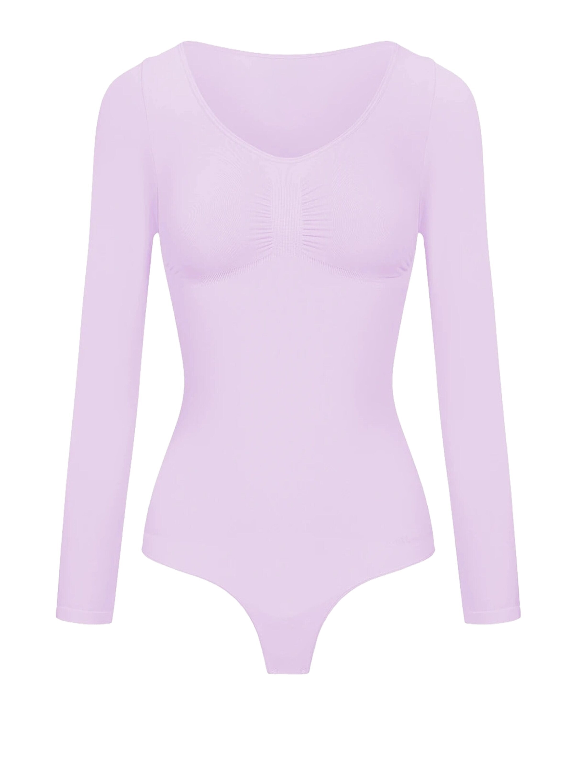 cfab Shaping bodysuit 'Bodysuit Sculpting Shapewear Longsleeve mit String' in XS in Lavender, Item view