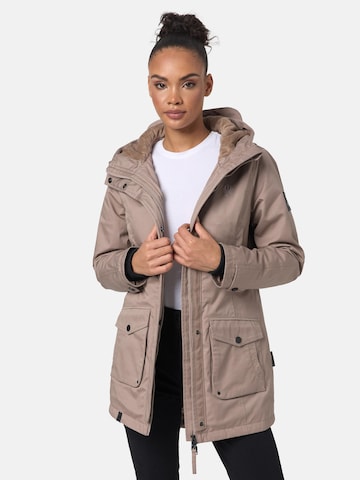 NAVAHOO Between-seasons parka 'Brinjaa' in Grey