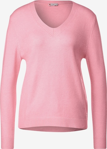 STREET ONE Sweater in Pink: front