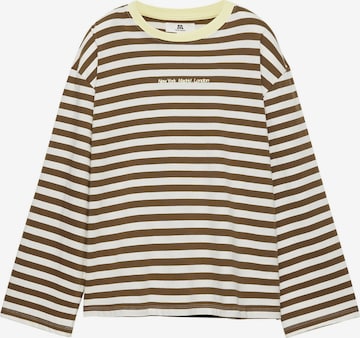 Pull&Bear Shirt 'PACIFIC' in Braun: Vorderseite