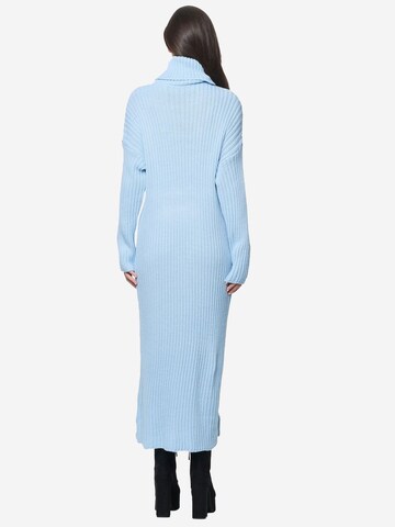 Robes en maille Elara en bleu