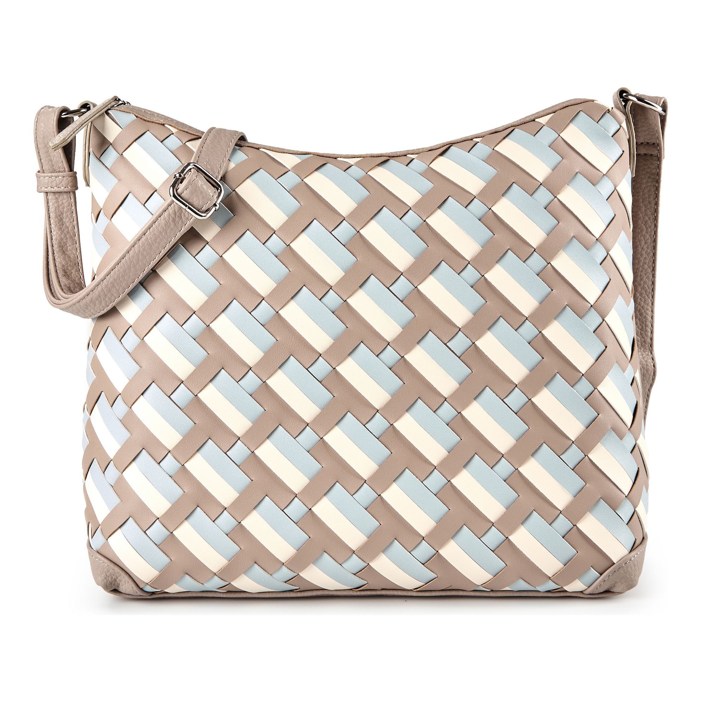 TOM TAILOR Schoudertas 'Devie' in Gemengde kleuren: voorkant