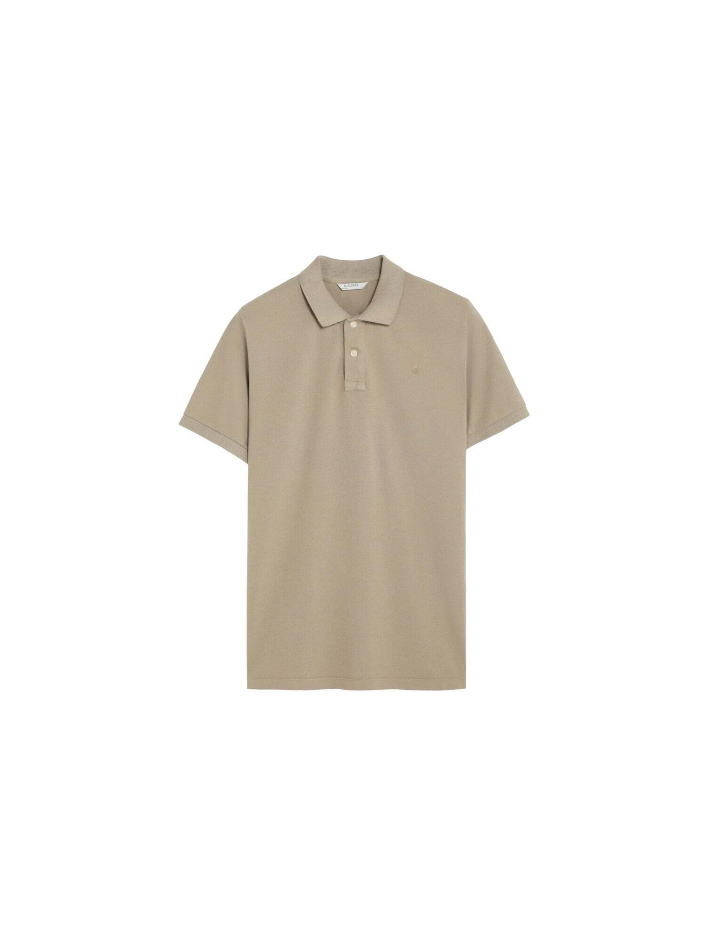 Scalpers T-shirt i beige: framsida