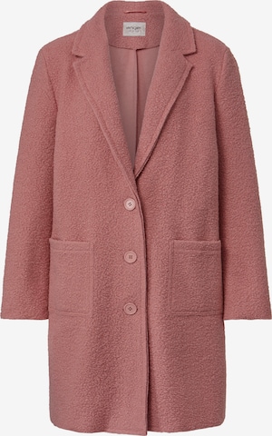 Angel of Style Between-Seasons Coat in Pink: front