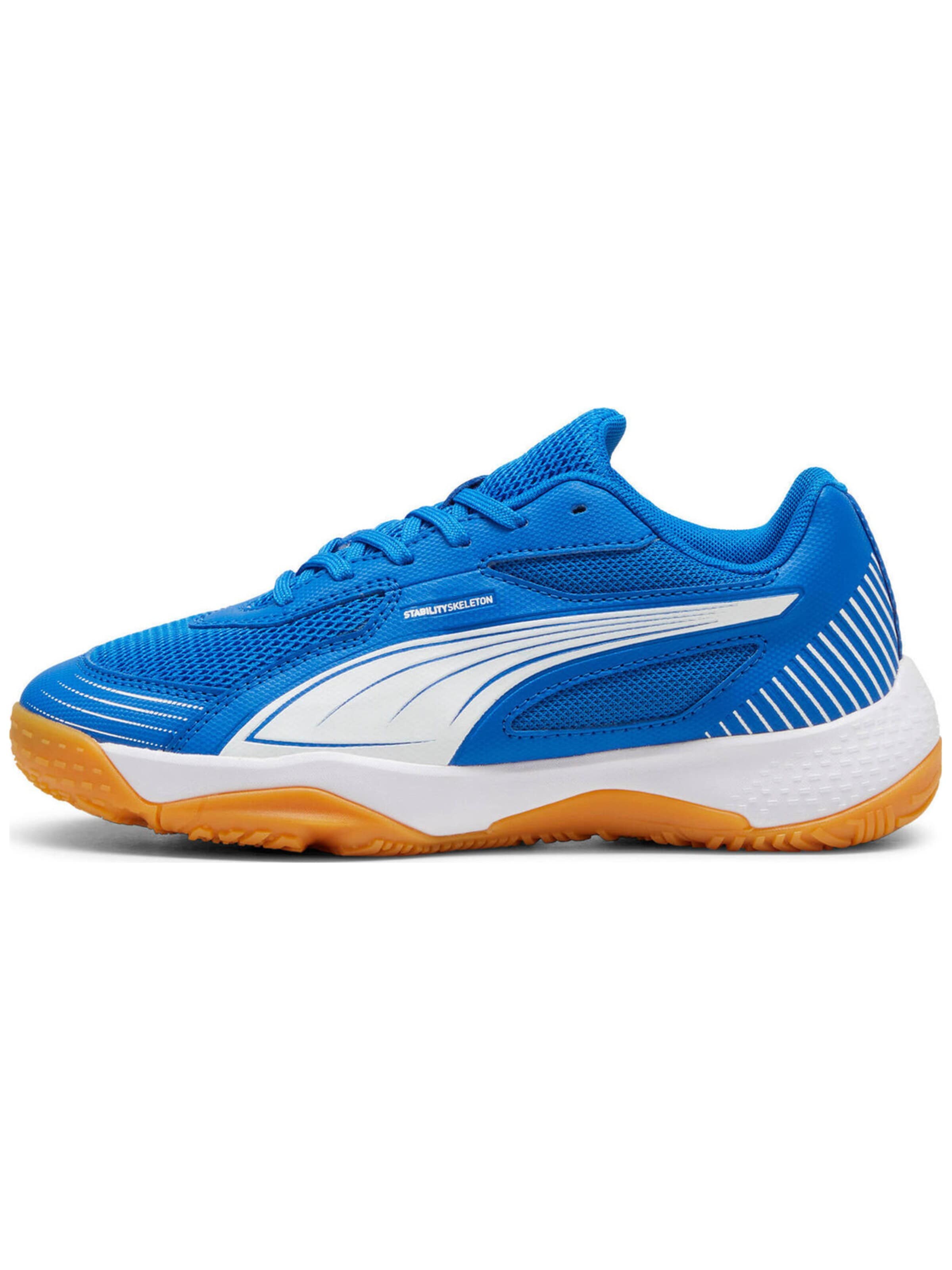 PUMA Fußballschuh 'Puma Solarflash III Jr Team'‌‌‌‌‌‌‌‌‌ in Blau: Vorderseite