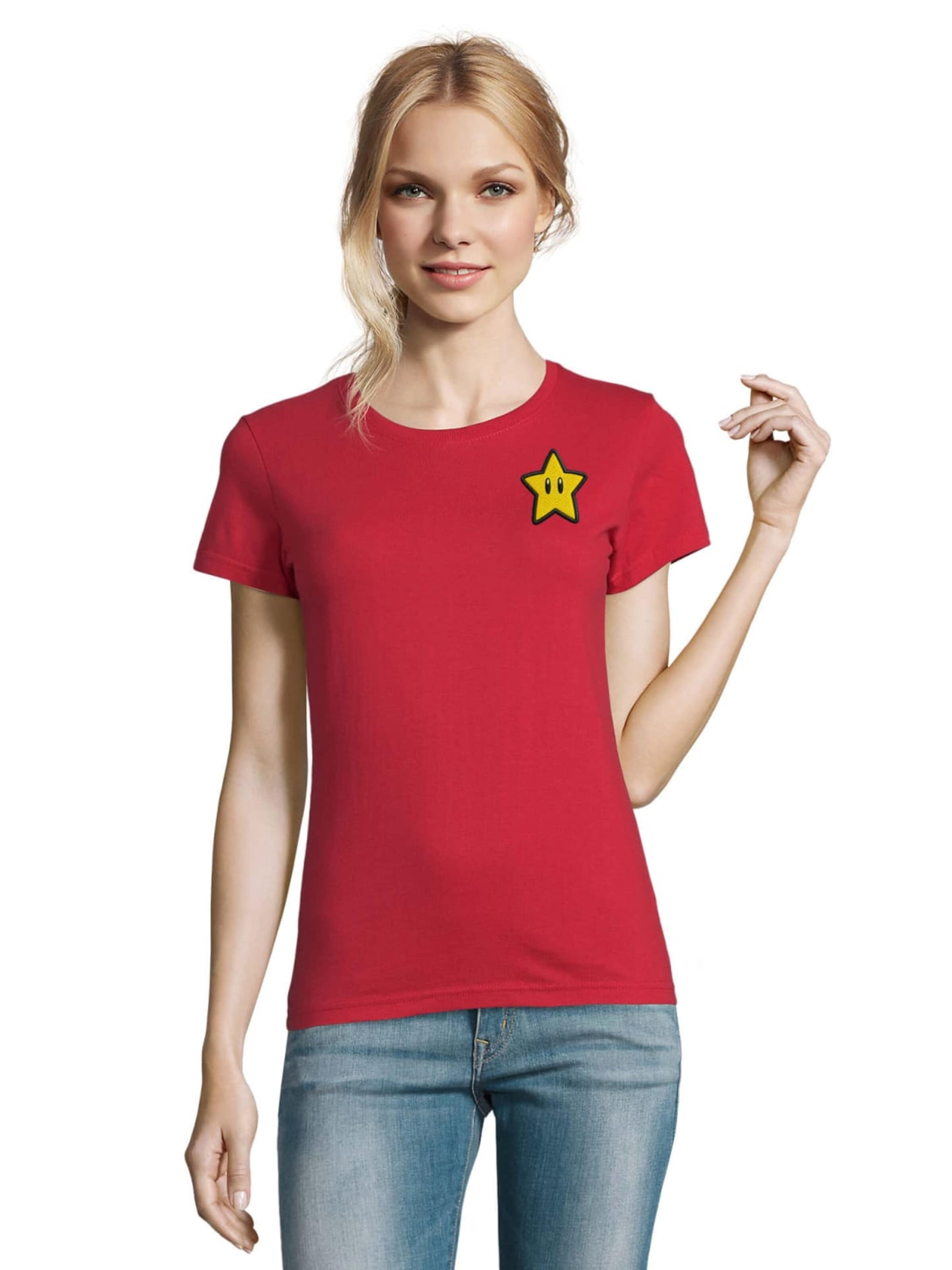 Blondie & Brownie Shirt in Red: front