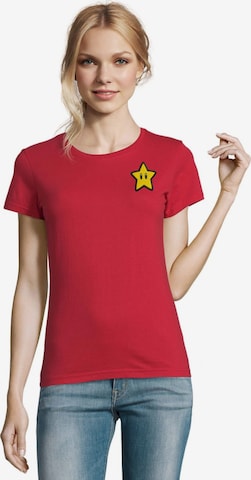 Blondie & Brownie Shirt in Red: front