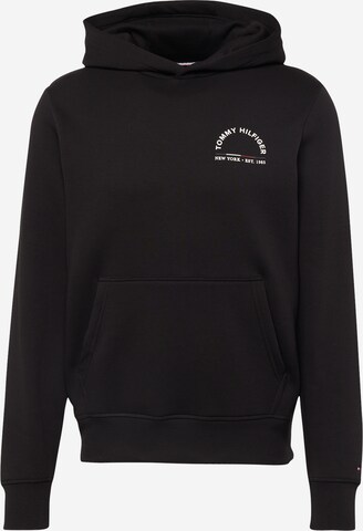 TOMMY HILFIGER Sweatshirt in Black: front